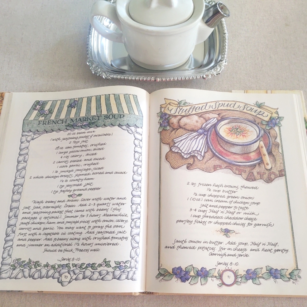 "Just a Matter of Thyme" Recipes, Quotes & Ideas~ Vintage Book 📖